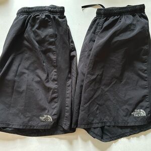 Men’s Northface running shorts (2) pairs